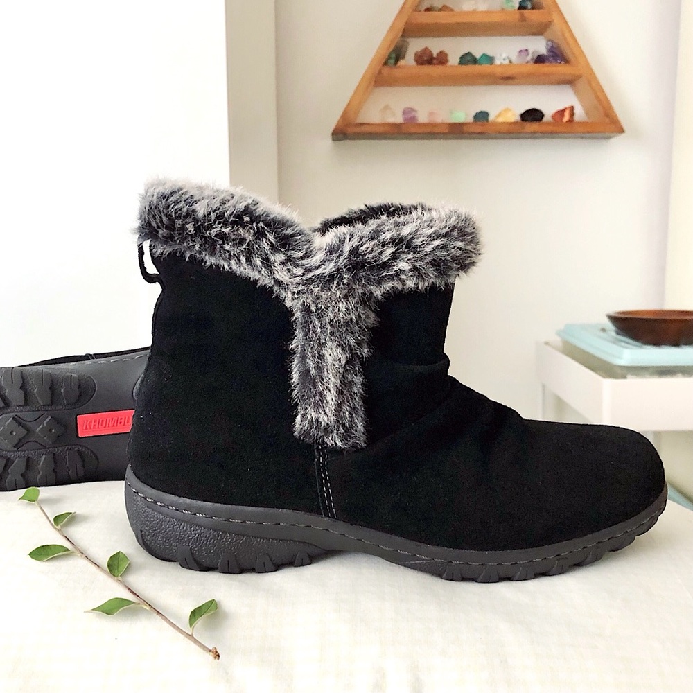 Khombu Suede Winter Snow Boots • SIZE 9